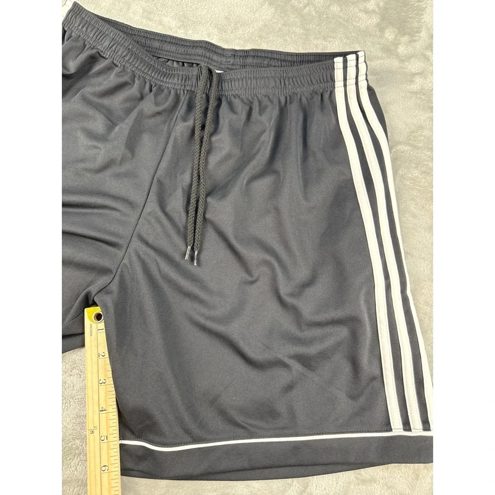 Florida Cup Adidas Shorts Mens L Climalite Black Soccer Striped EUC